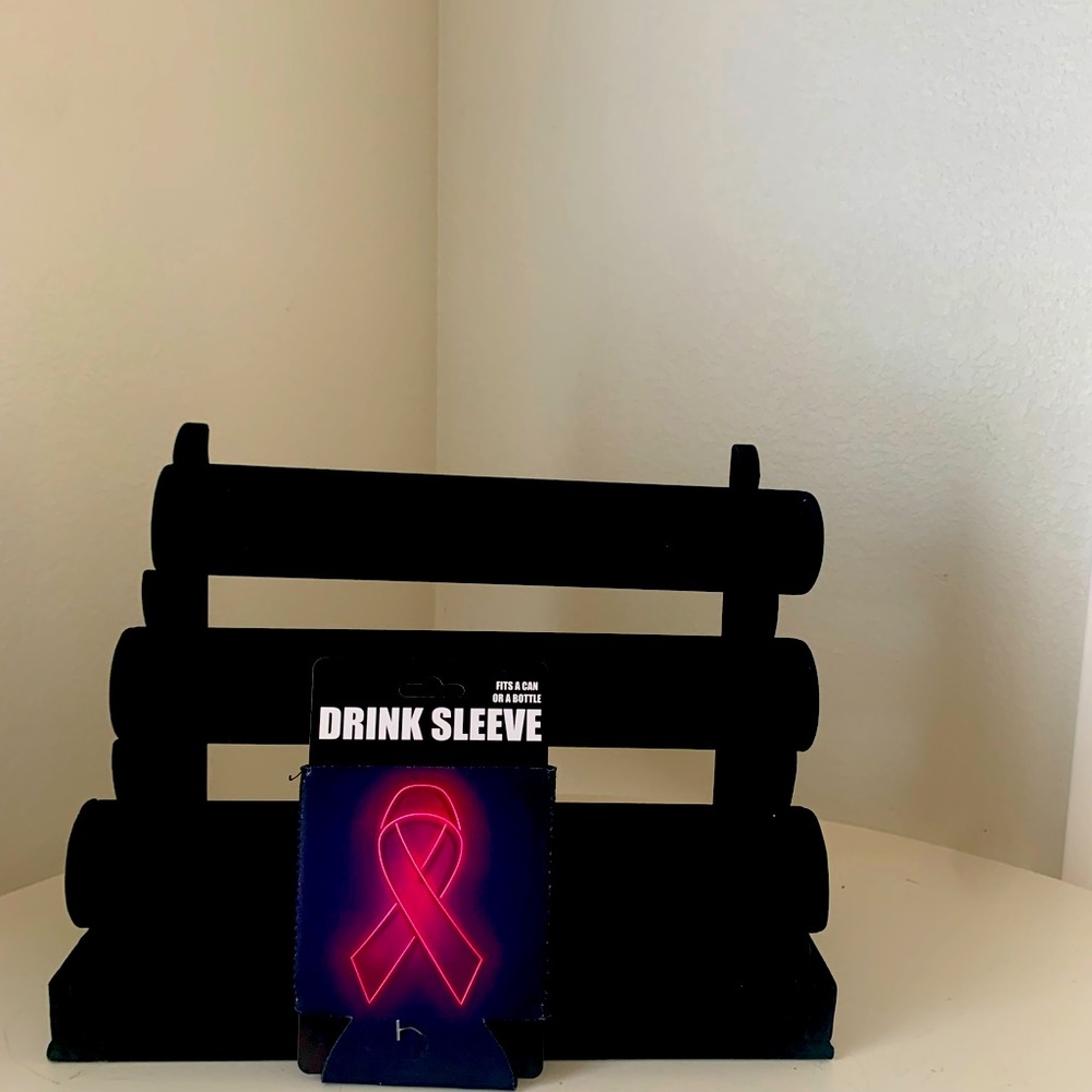 Breast cancer awareness can cooler wrap
